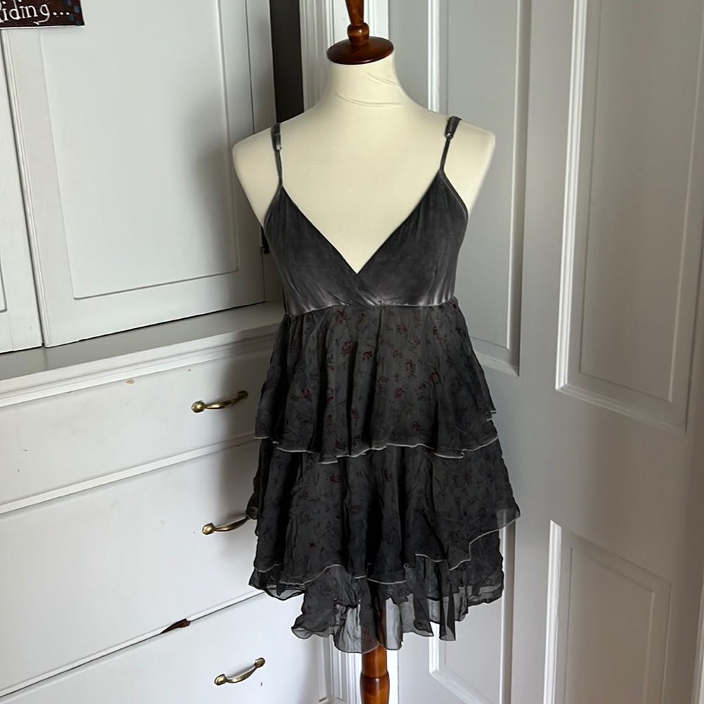 Tiered Mini Dress